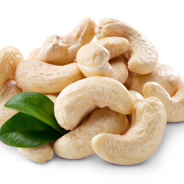 Raw cashew nuts in a bowl